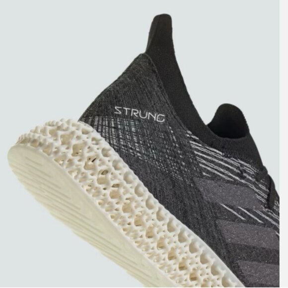 adidas 4D Sneakers FWD Strung Black Running Performance Shoes Men Size 11.5M - Picture 3 of 7